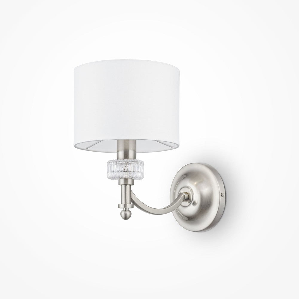 Alicante Wall Lamp With Nickel Styling-Maytoni-South Charlotte Fine Lighting