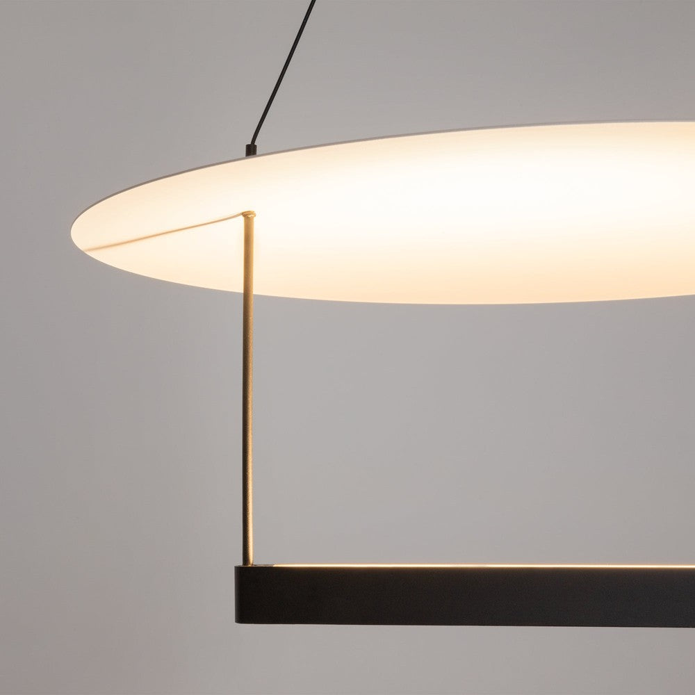 Ambience Pendant Lamp In Black - Narrow-Maytoni-South Charlotte Fine Lighting