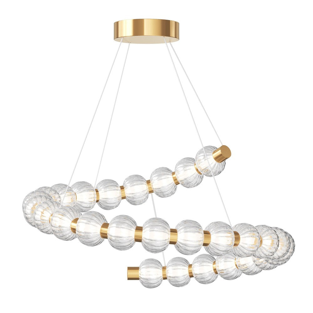 Amulet Pendant Lamp Spiral With Gold Styling-Maytoni-South Charlotte Fine Lighting