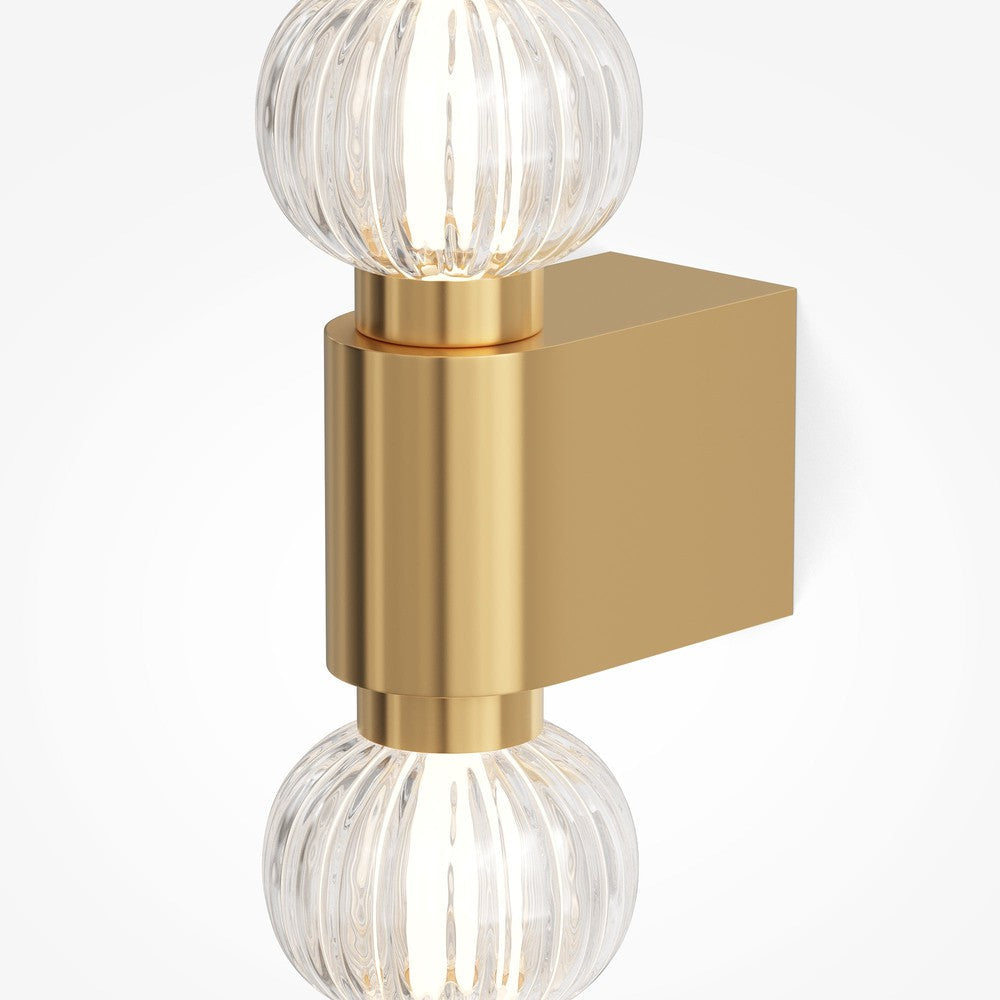 Amulet Vertical Wall Lamp With Gold Styling-Maytoni-South Charlotte Fine Lighting