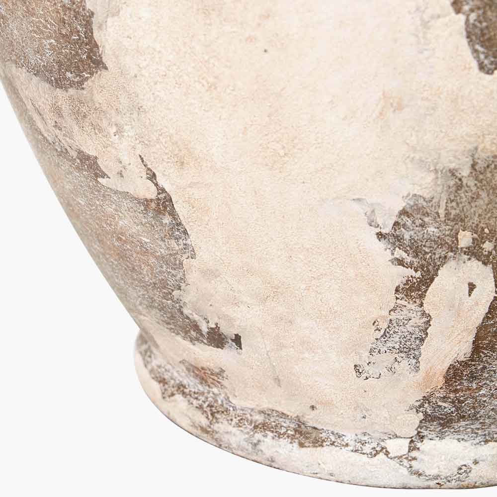 Base detail on Lulia Antique Finish Stoneware Urn Table Lamp Base