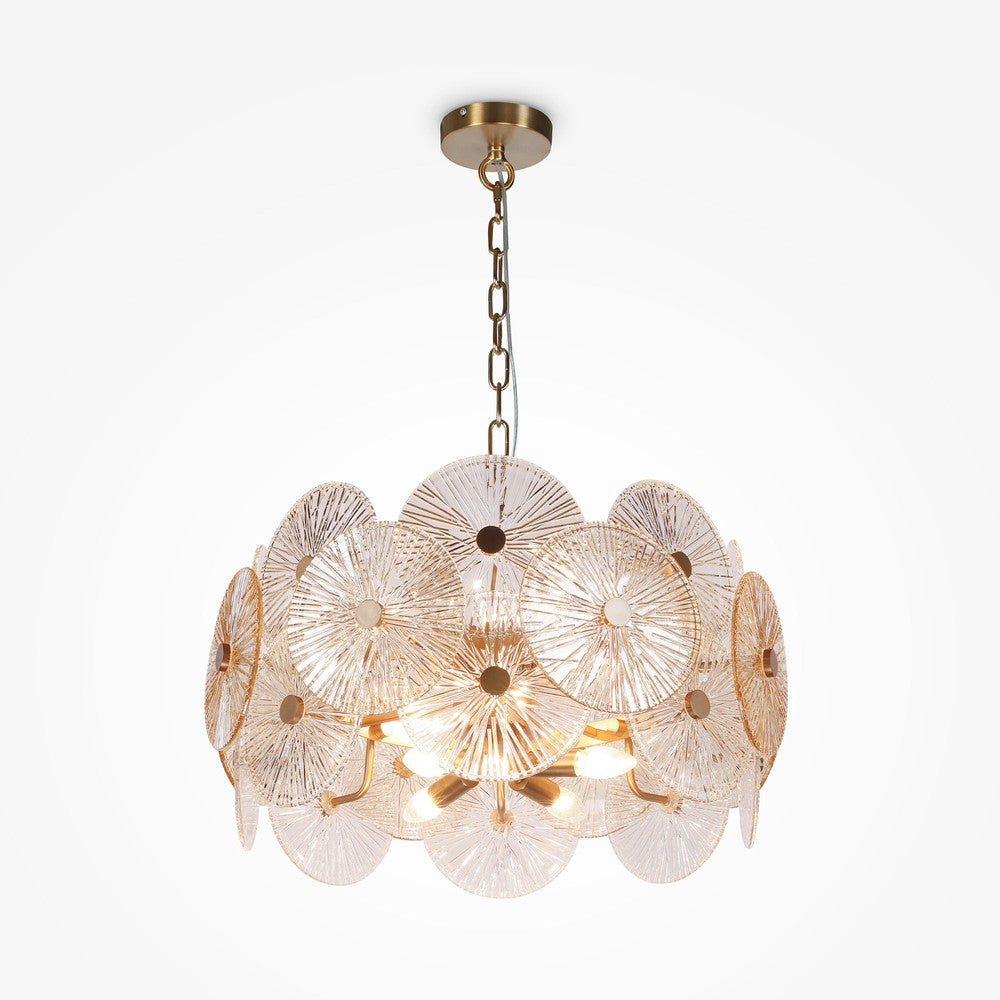 Aster Pendant Lamp With Gold Styling - Cluster-Maytoni-South Charlotte Fine Lighting