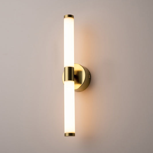 Axis Wall Lamp With Gold Styling - Short