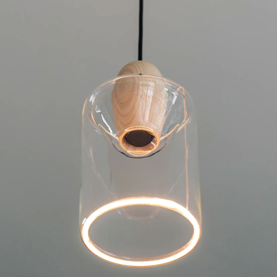 This glass lantern pendant light is made by Well Lit and sold by South Charlotte Fine Lighting