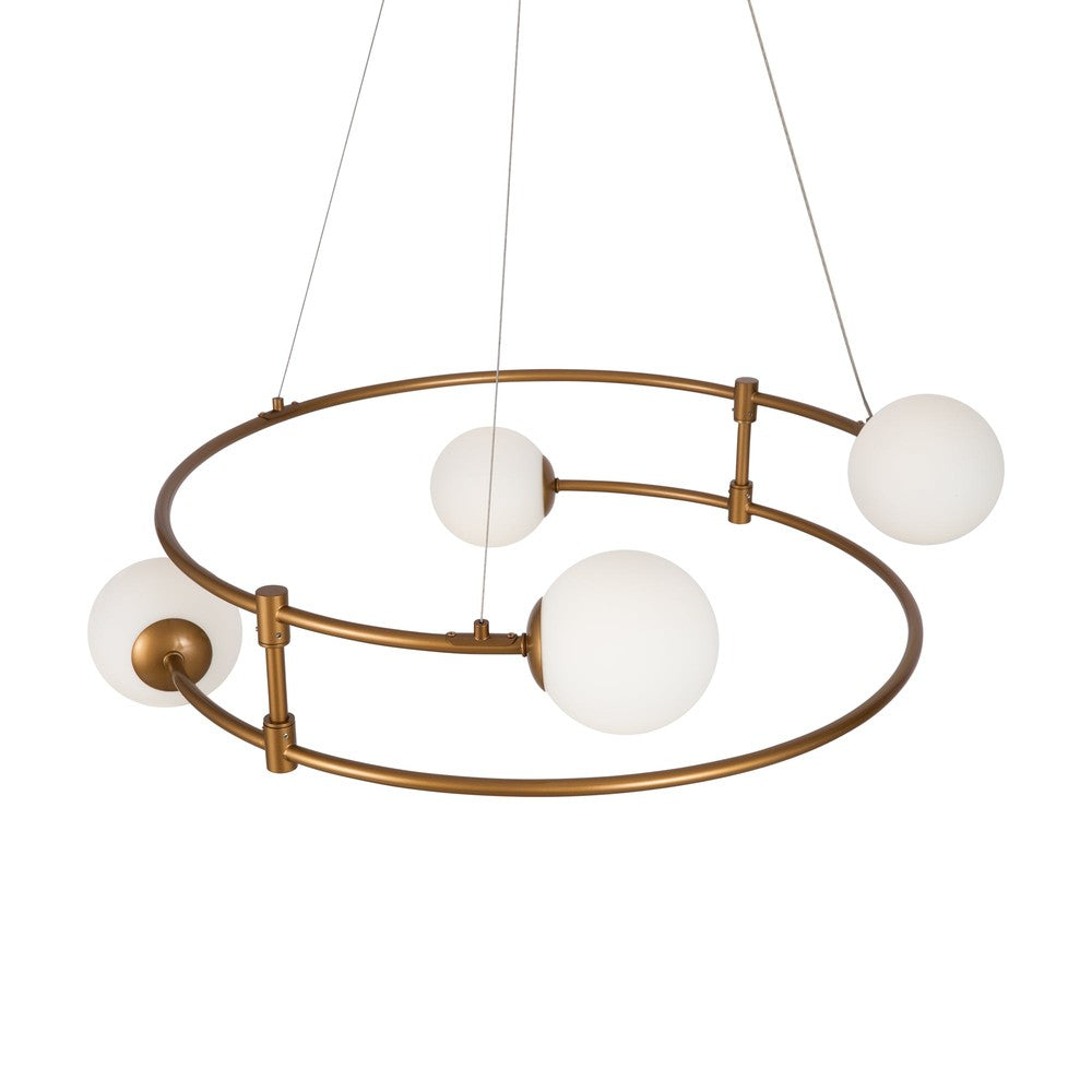 Balance Swirl Pendant Lamp With Gold Styling-Maytoni-South Charlotte Fine Lighting