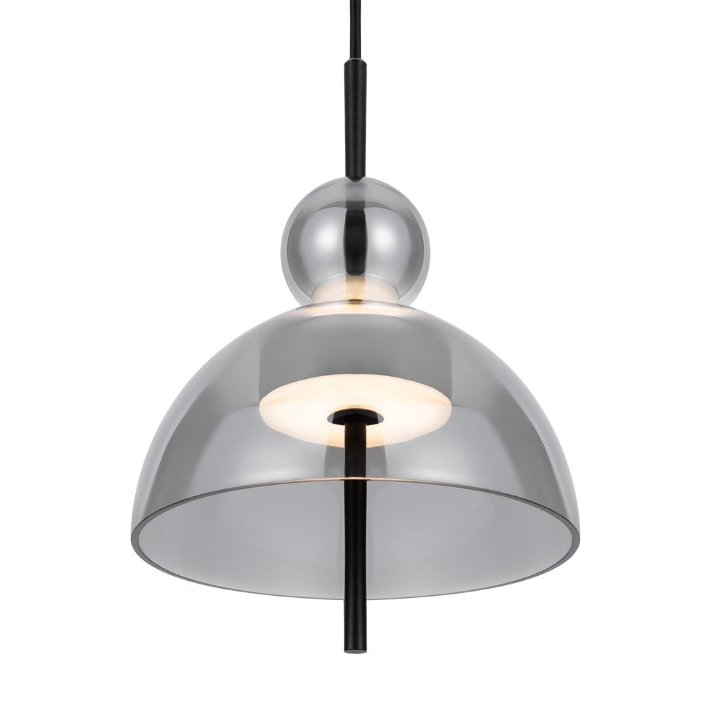 Bangkok Dome Pendant Lamp - Smoky Lampshade-Maytoni-South Charlotte Fine Lighting