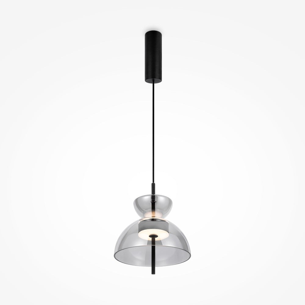 Bangkok Pendant Lamp In Black - Flared-Maytoni-South Charlotte Fine Lighting