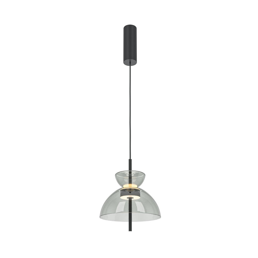 Bangkok Smoky Pendant Lamp In Black-Maytoni-South Charlotte Fine Lighting