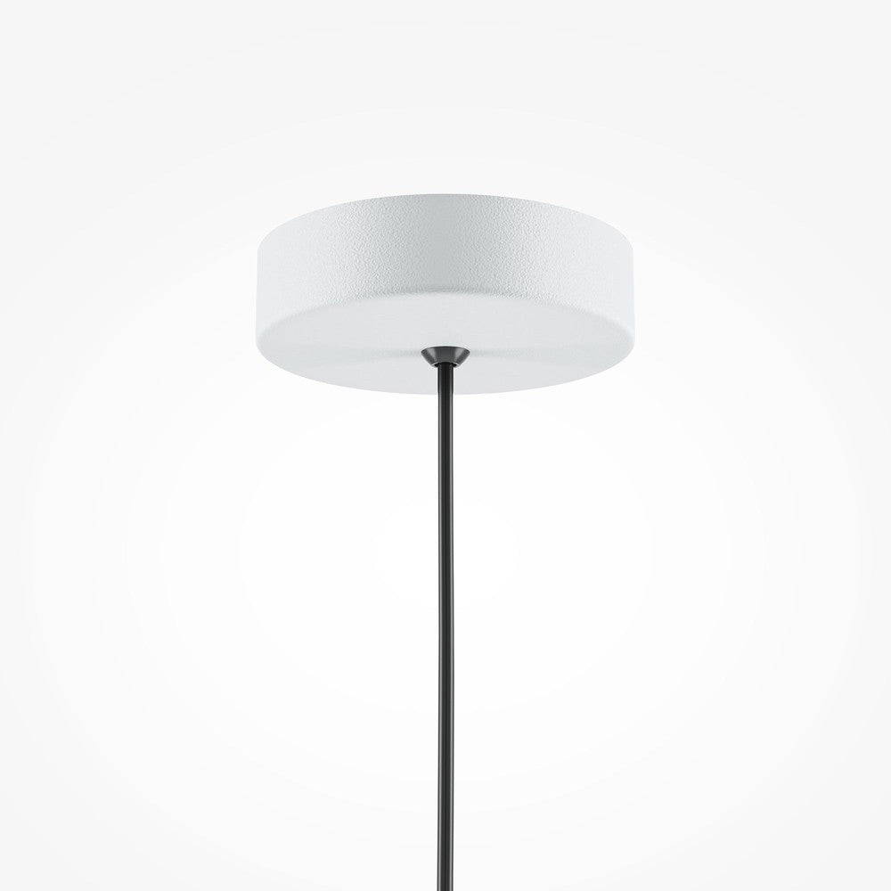 Basic Colours Dome Pendant Lamp In White-Maytoni-South Charlotte Fine Lighting