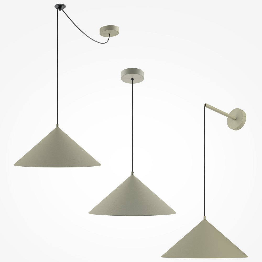 Basic Colours Pendant Lamp In Grey-Maytoni-South Charlotte Fine Lighting