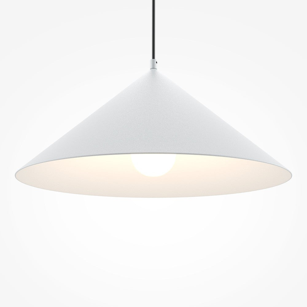 Basic colors Pendant Lamp In White-Maytoni-South Charlotte Fine Lighting