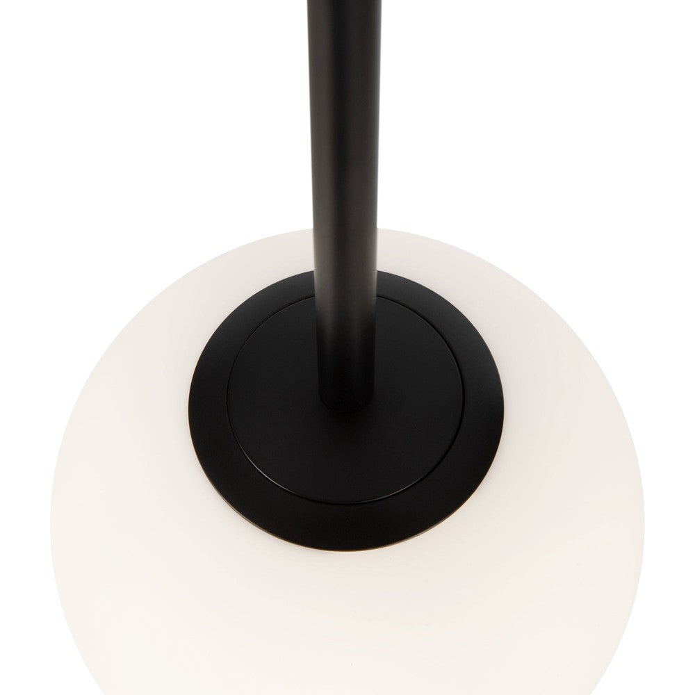 Basic form Pendant Lamp In Black - Single Light (Medium)-Maytoni-South Charlotte Fine Lighting