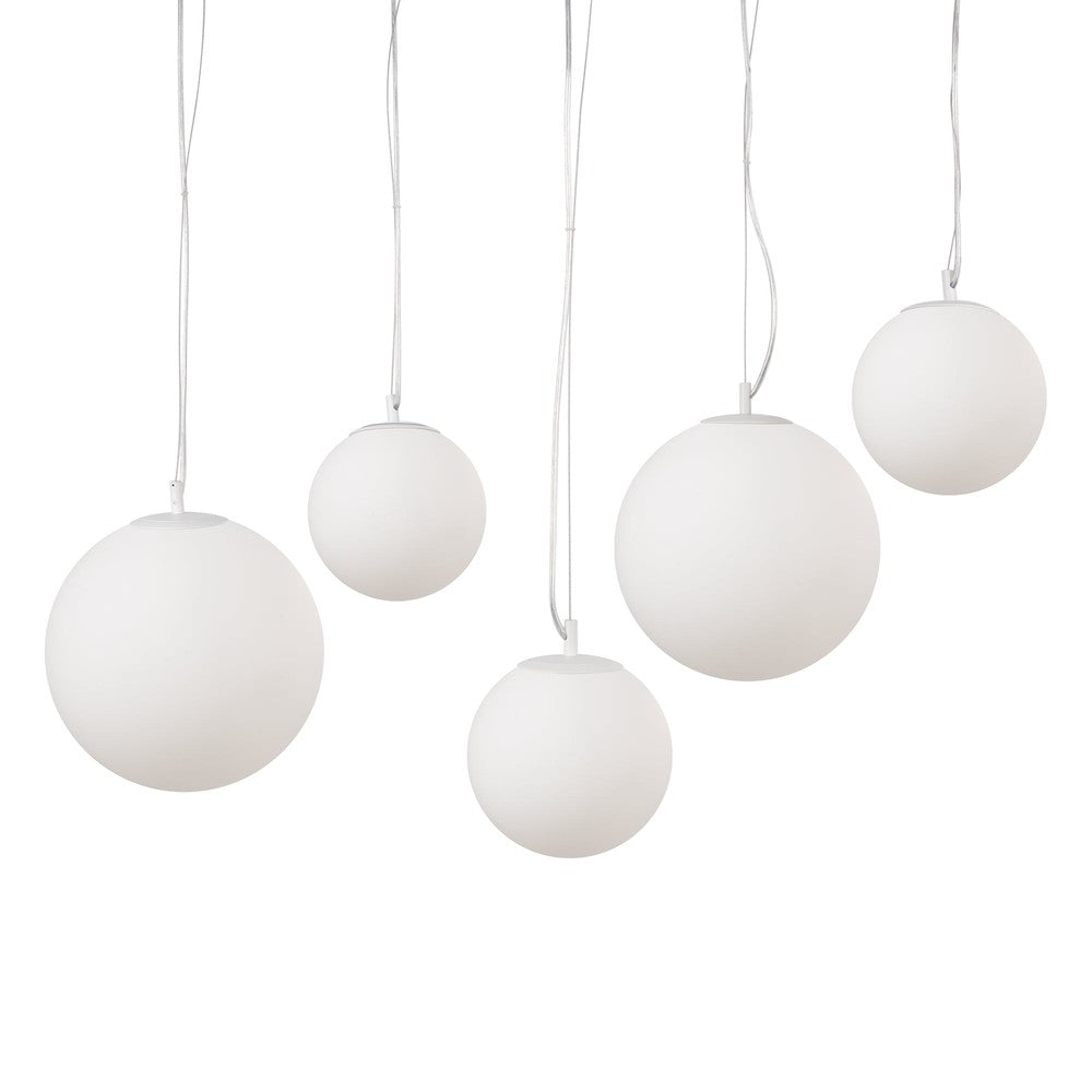 Basic form Pendant Lamp In White-Maytoni-South Charlotte Fine Lighting