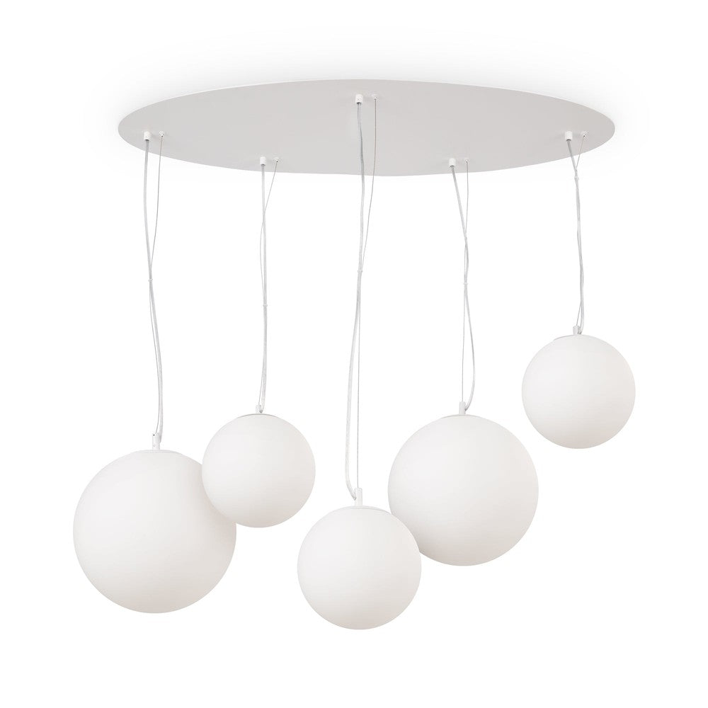 Basic form Pendant Lamp In White-Maytoni-South Charlotte Fine Lighting