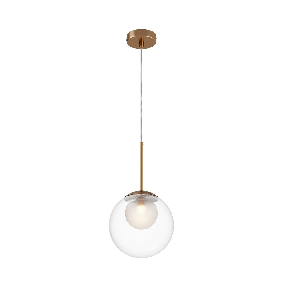 Basic form Pendant Lamp With Gold Styling - Single Light (Large)-Maytoni-South Charlotte Fine Lighting