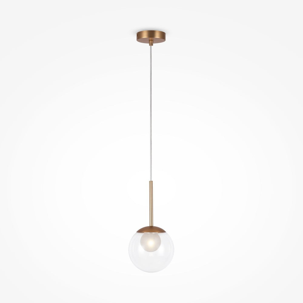 Basic form Pendant Lamp With Gold Styling - Single Light-Maytoni-South Charlotte Fine Lighting