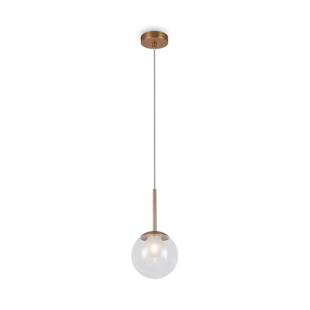 Basic form Pendant Lamp With Gold Styling - Single Light-Maytoni-South Charlotte Fine Lighting