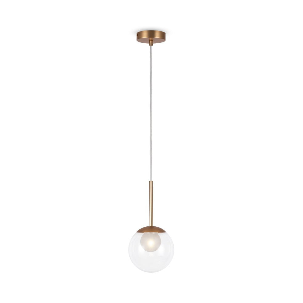 Basic form Pendant Lamp With Gold Styling - Single Light-Maytoni-South Charlotte Fine Lighting