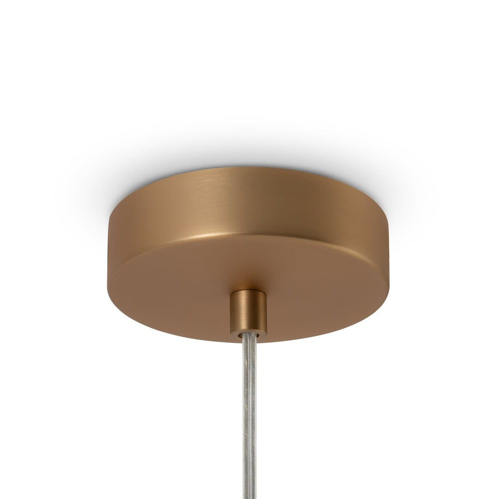 Basic form Pendant Lamp With Gold Styling - Single Light (Medium)-Maytoni-South Charlotte Fine Lighting