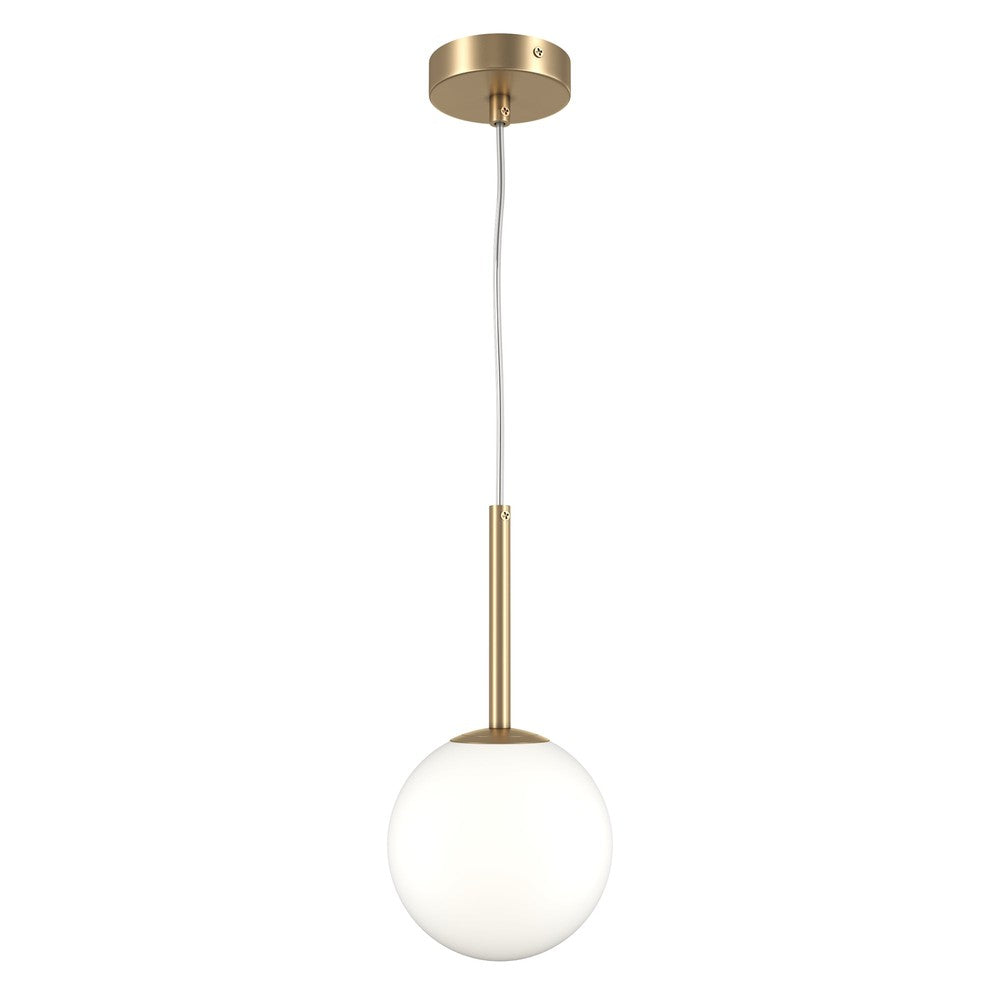 Basic form Pendant Lamp With Gold Styling - Single Light (Medium)-Maytoni-South Charlotte Fine Lighting