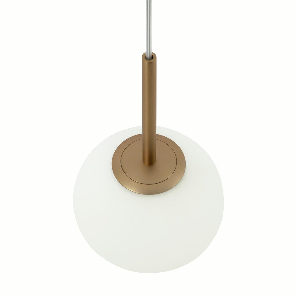 Basic form Pendant Lamp With Gold Styling - Single Light (Medium)-Maytoni-South Charlotte Fine Lighting