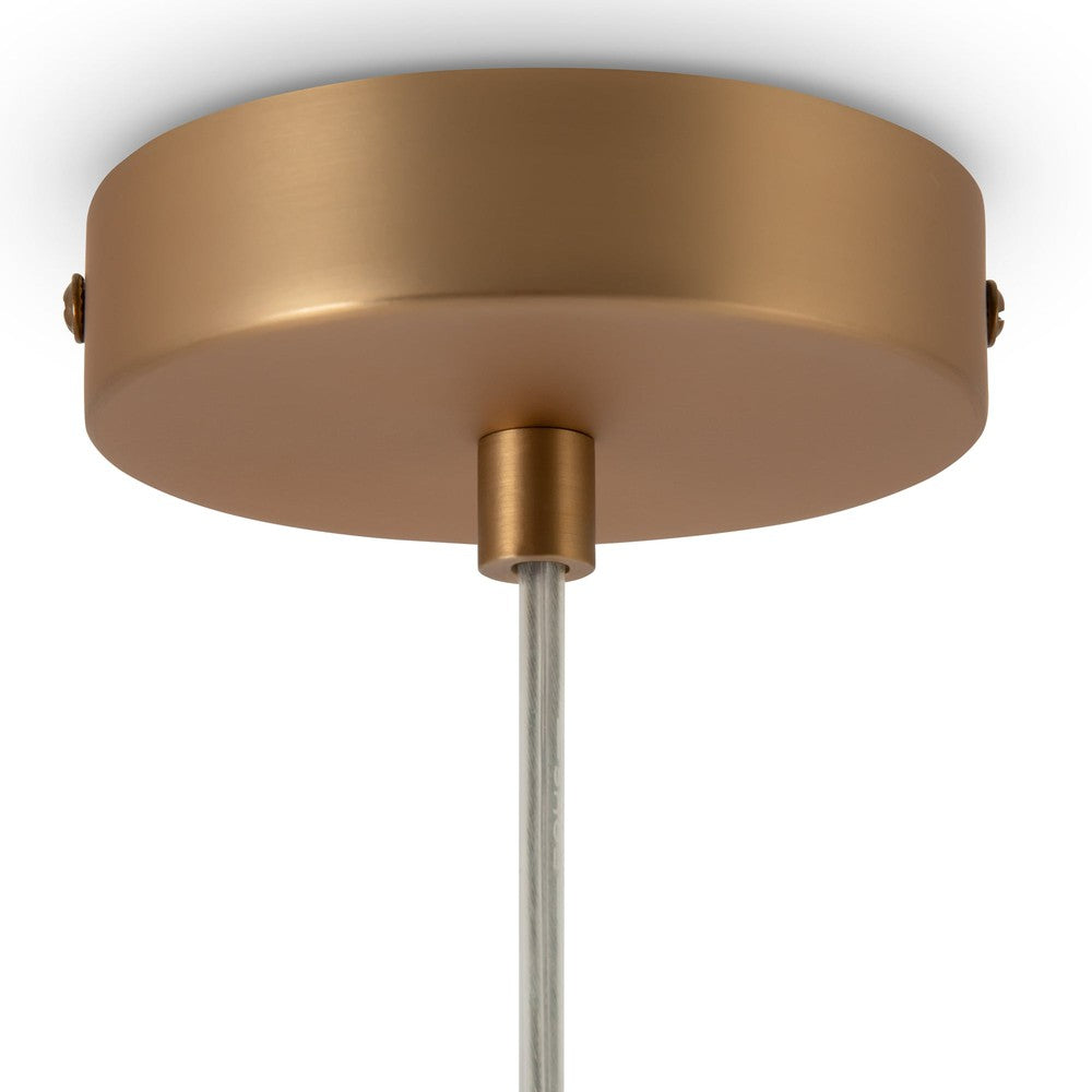 Basic form Pendant Lamp With Gold Styling - Single Light (Small)-Maytoni-South Charlotte Fine Lighting