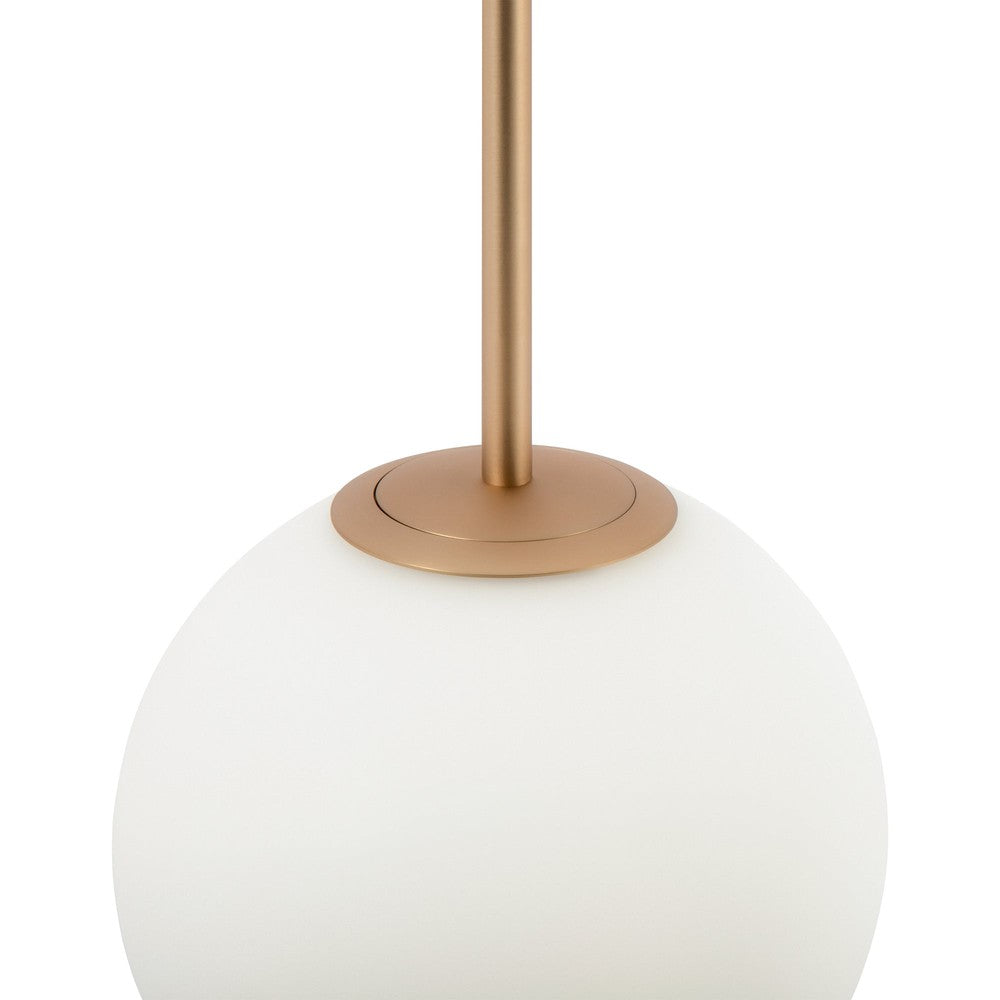 Basic form Pendant Lamp With Gold Styling - Single Light (Small)-Maytoni-South Charlotte Fine Lighting