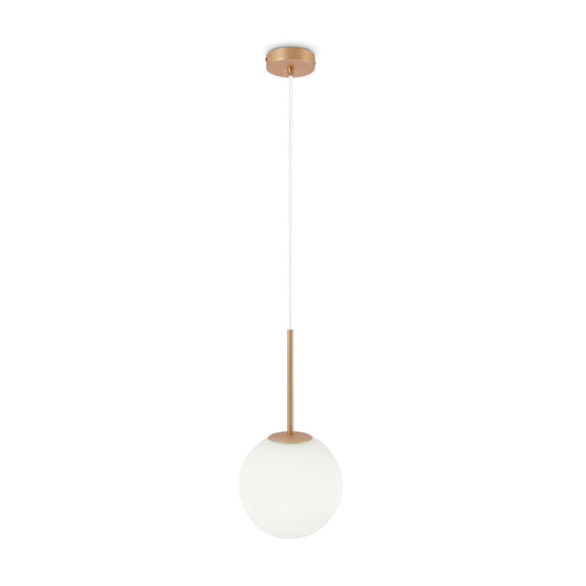 Basic form Pendant Lamp With Gold Styling - Single Light (Small)-Maytoni-South Charlotte Fine Lighting