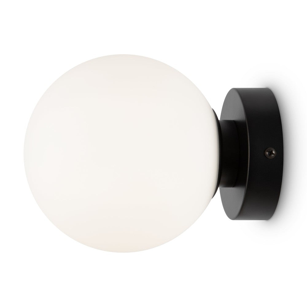 Basic form Wall Lamp In Black - Small-Maytoni-South Charlotte Fine Lighting