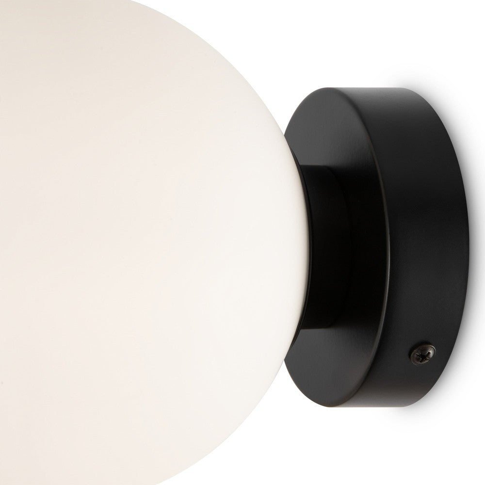 Basic form Wall Lamp In Black - Small-Maytoni-South Charlotte Fine Lighting