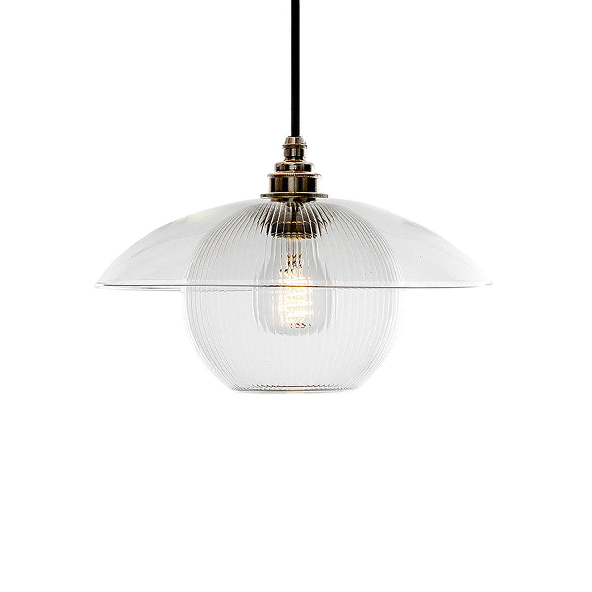 Bexley Pendant V1 glass pendant lighting made by Leverint and sold by South Charlotte Fine Lighting