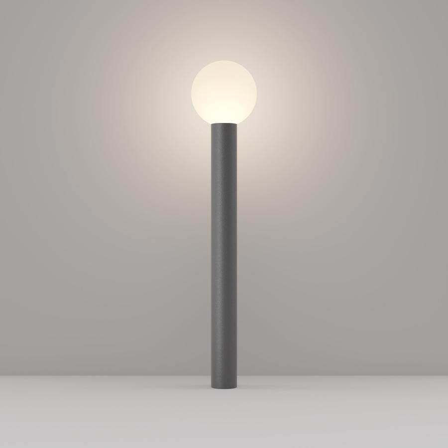 Bold Lamp Post Grey-Maytoni-South Charlotte Fine Lighting