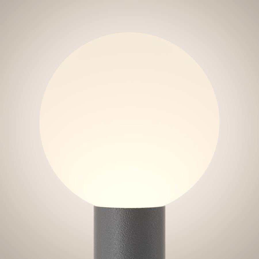 Bold Lamp Post Grey-Maytoni-South Charlotte Fine Lighting