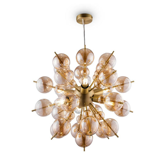 Bolla Pendant Lamp With Brass Styling-Maytoni-South Charlotte Fine Lighting