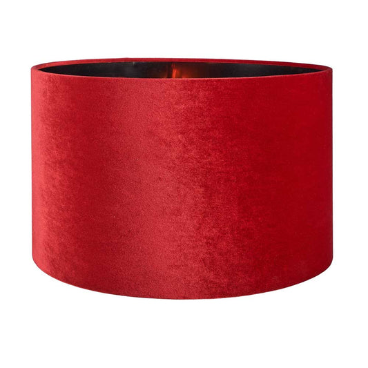 Bow red velvet lampshade sold by South Charlotte Fine Lighting