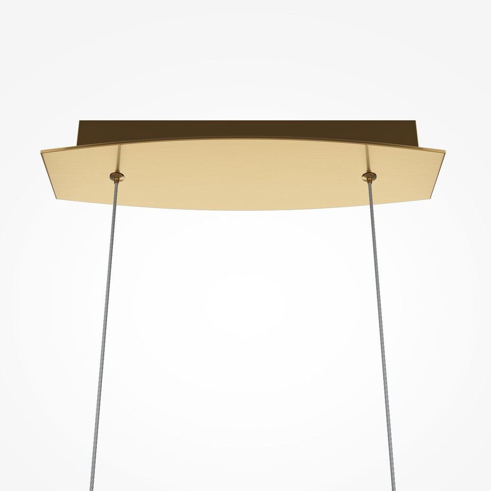 Breeze Linear Pendant Lamp With Brass Styling-Maytoni-South Charlotte Fine Lighting