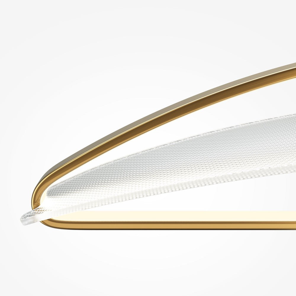 Breeze Linear Pendant Lamp With Brass Styling-Maytoni-South Charlotte Fine Lighting