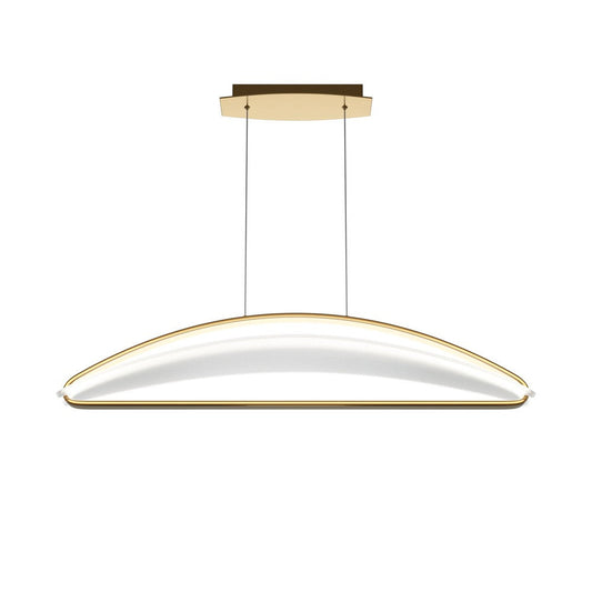 Breeze Linear Pendant Lamp With Brass Styling-Maytoni-South Charlotte Fine Lighting