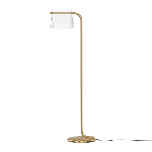 Cabaret Floor Lamp With Brass Styling-Maytoni-South Charlotte Fine Lighting