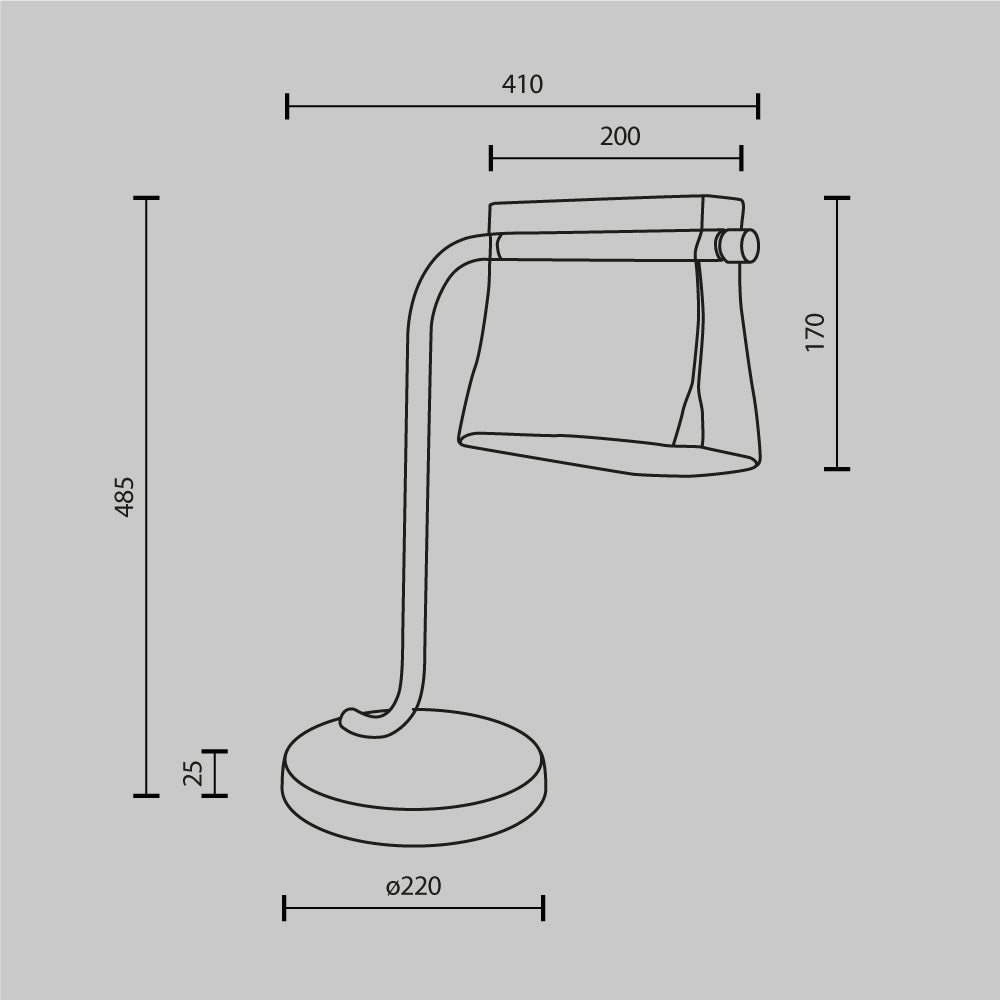 Cabaret Table Lamp With Brass Styling-Maytoni-South Charlotte Fine Lighting