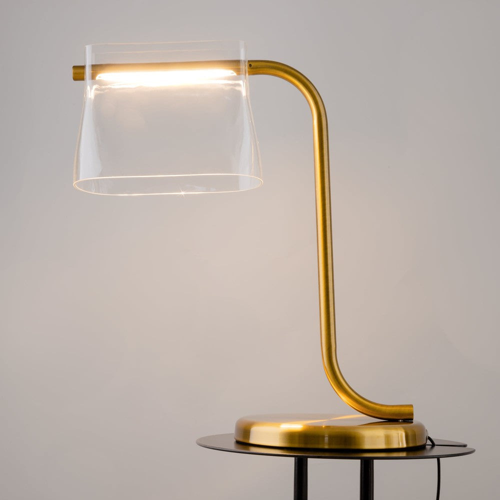 Cabaret Table Lamp With Brass Styling-Maytoni-South Charlotte Fine Lighting