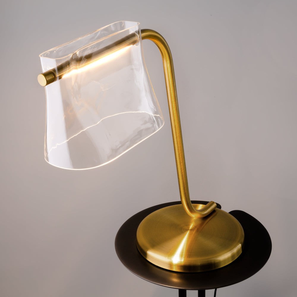 Cabaret Table Lamp With Brass Styling-Maytoni-South Charlotte Fine Lighting