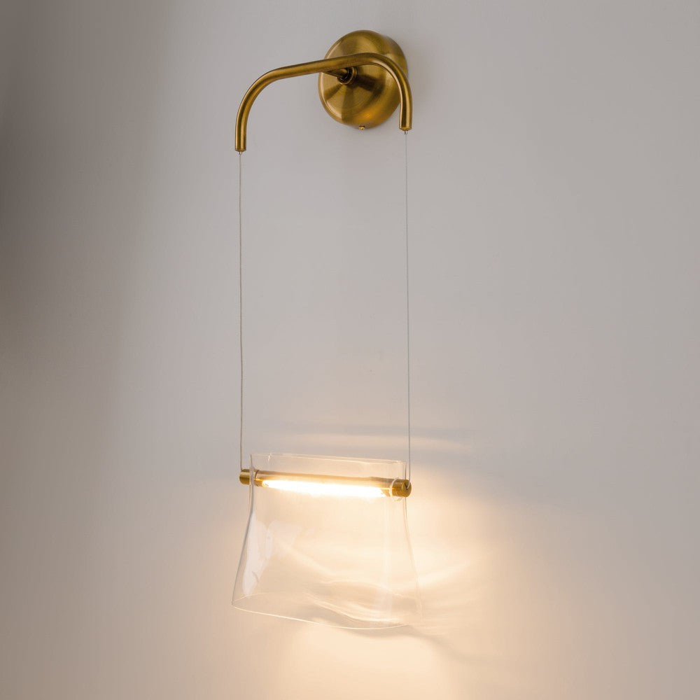 Cabaret Wall Lamp With Brass Styling - Long-Maytoni-South Charlotte Fine Lighting