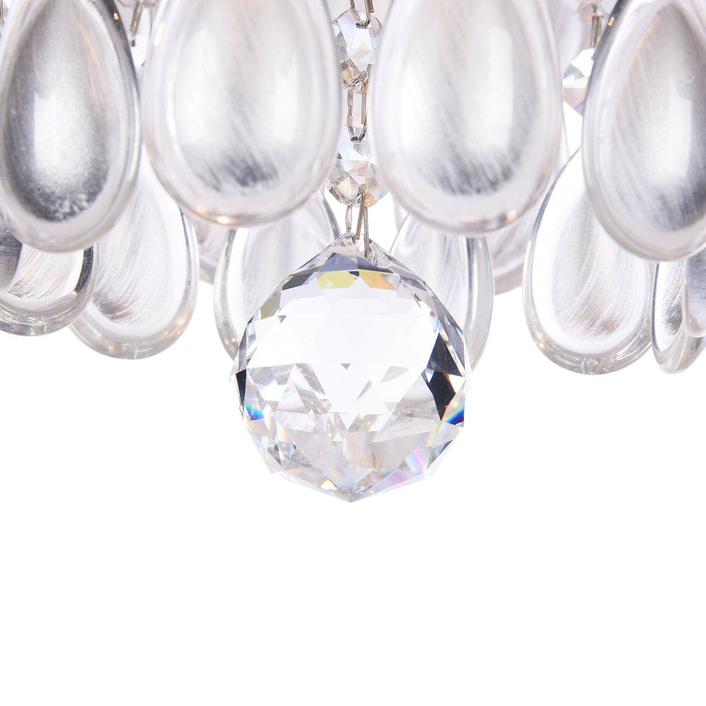 Chabrol Chandelier With Silver Styling-Maytoni-South Charlotte Fine Lighting