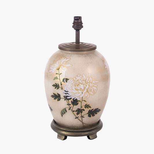 Chrysanthemum table lamp by Jenny Worrall and sold by South Charlotte Fine Lighting