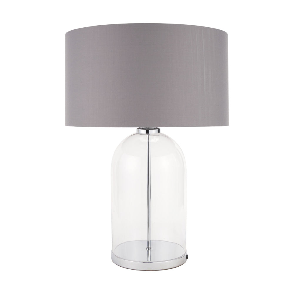 Cloche glass table lamp sold by South Charlotte Fine Lighting