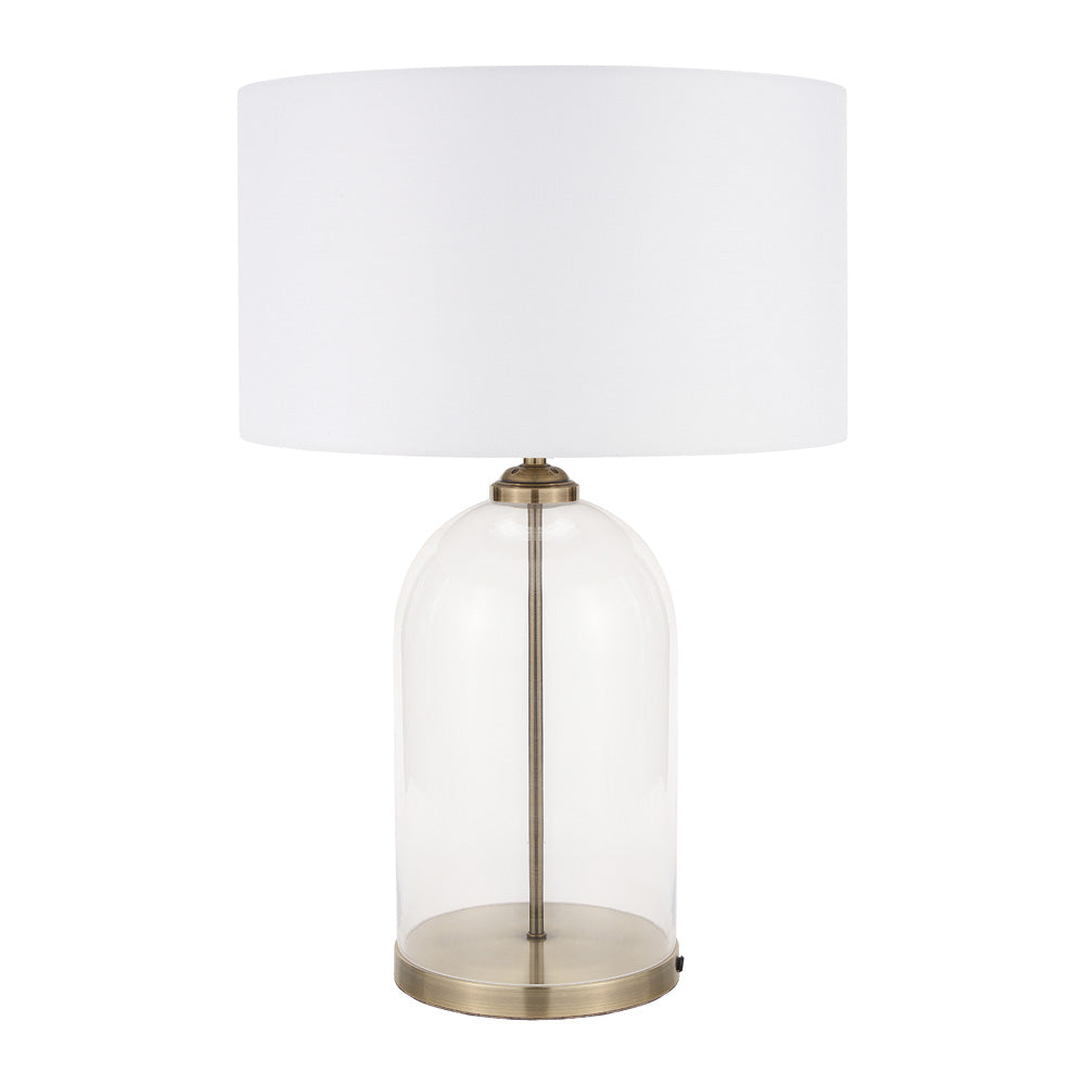 Cloche modern table lamp UK side view