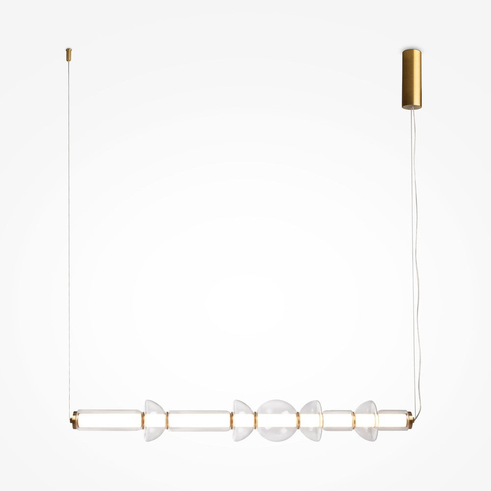 Cosmo Pendant Lamp With Brass Styling-Maytoni-South Charlotte Fine Lighting