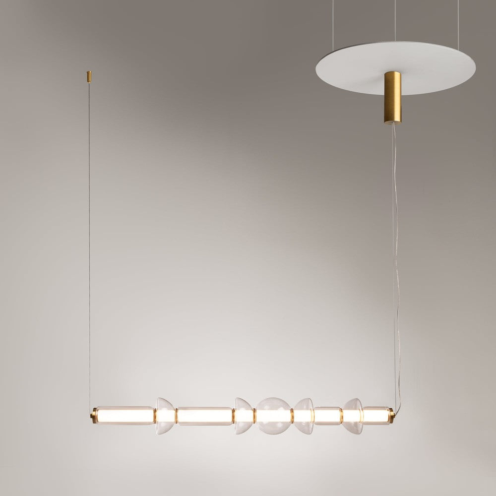 Cosmo Pendant Lamp With Brass Styling-Maytoni-South Charlotte Fine Lighting