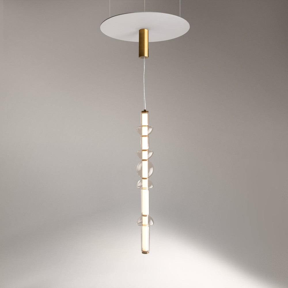 Cosmo Pendant Lamp With Brass Styling-Maytoni-South Charlotte Fine Lighting